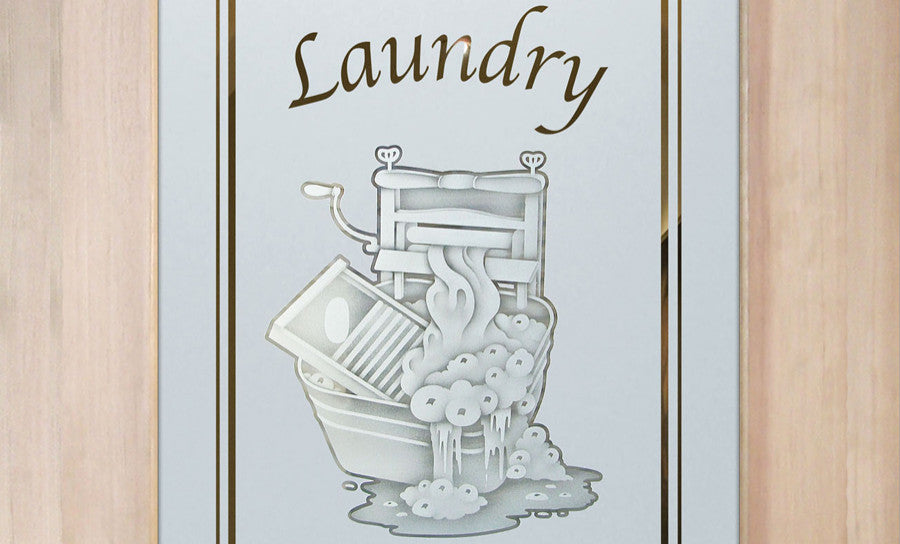 Laundry Door - Thru the Wringer - Primed - 36" x 84" - Knob on Right - Push Open