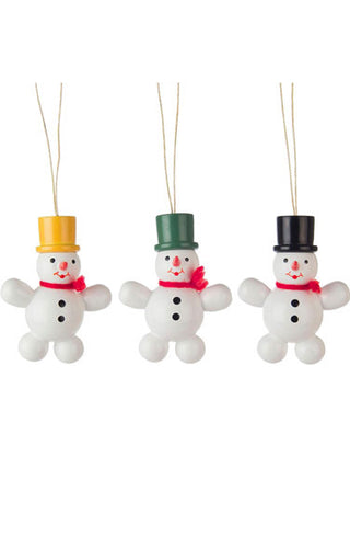 Dregeno Ornament- 3-Pc Set Of Assorted Snowmen