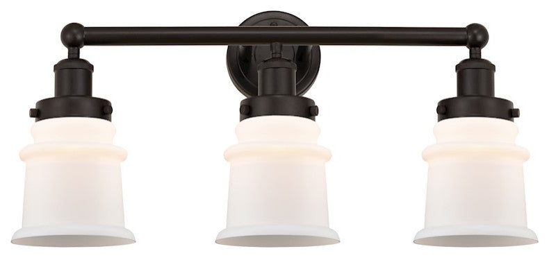 Innovations 616-3W-OB-G181S Canton 3 Light Bath Vanity Light, Oil Rubbed Bronze