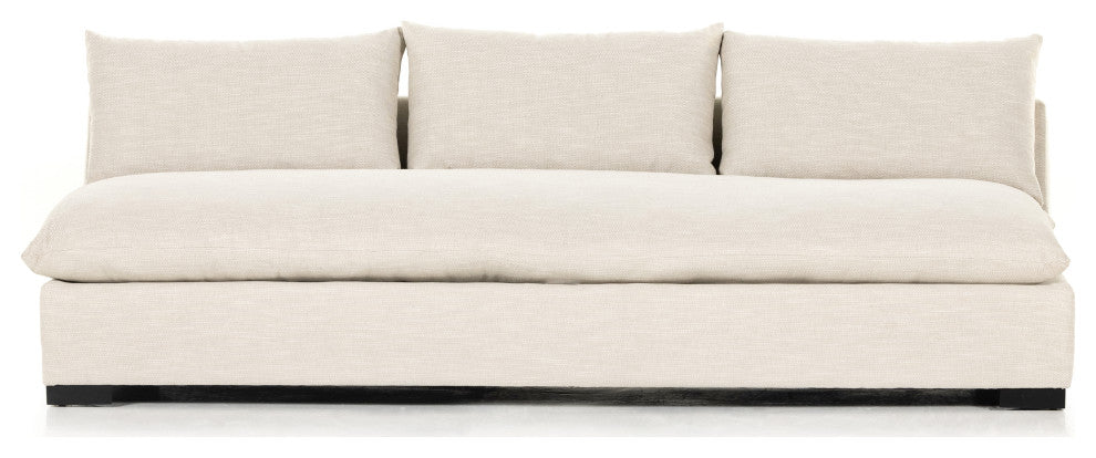 Grant Armless Sofa, 94, Ashby Oatmeal