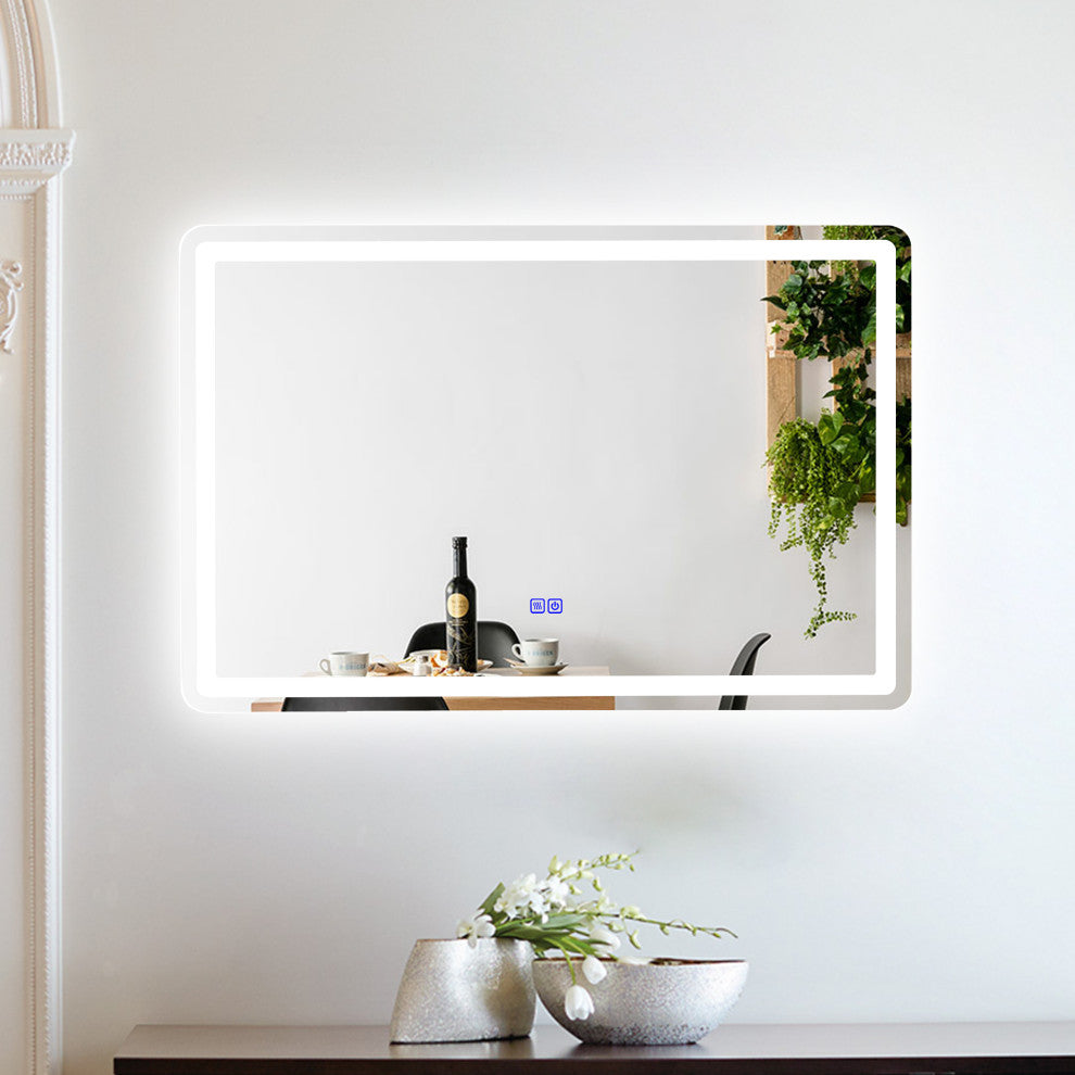 CHLOE Lighting LUMINOSITY Rectangular TouchScreen LED Mirror