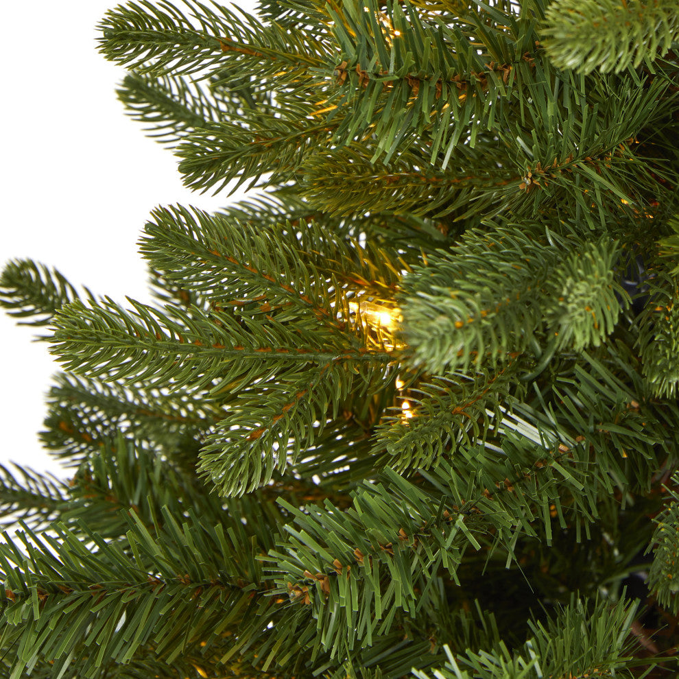 3' Washington Fir Artificial Christmas Tree With 50 Clear Lights