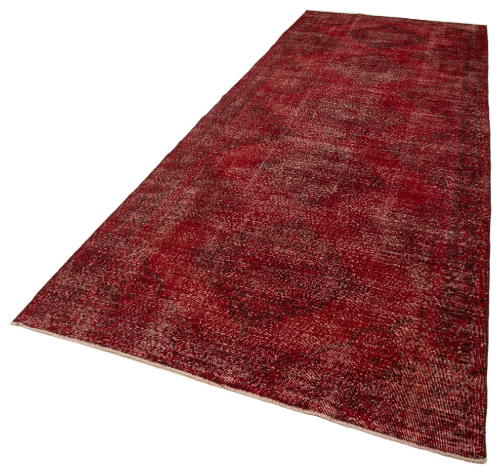 Rug N Carpet - Handwoven Turkish 4' 10" x 12' 7" Contemporary Runner Rug