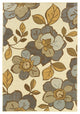 Oriental Weavers Bali Collection Ivory/Grey Floral Indoor/Outdoor Rug 5'3"X7'6"