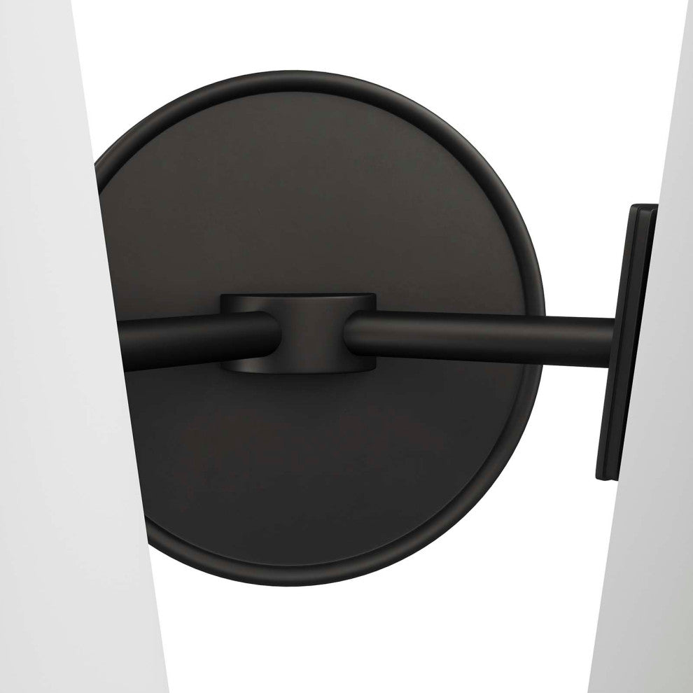 Beacon 2-Light Wall Sconce, Opal Black
