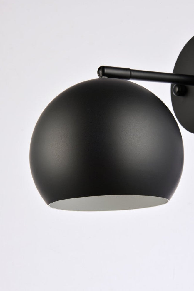 Oscar 1-Light Black Wall Sconce