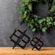 Modern Metal Star Sculpture, 2-Piece Set