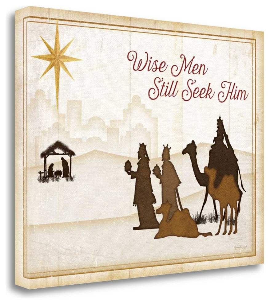 "Wise Men Still Seek Him" By Jennifer Pugh, Giclee Print on Gallery Wrap Canvas