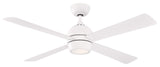 Fanimation FP7652 Kwad 52" 4 Blade Indoor LED Ceiling Fan - Matte White