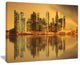"Singapore Marina Bay Skyscrapers" Canvas Print40"x30"