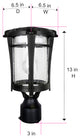 Aurora Bulb Post Lamp with EZ Anchor