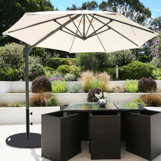 Vevor 27" Round Umbrella Base 39lbs Umbrella's Holder Stand