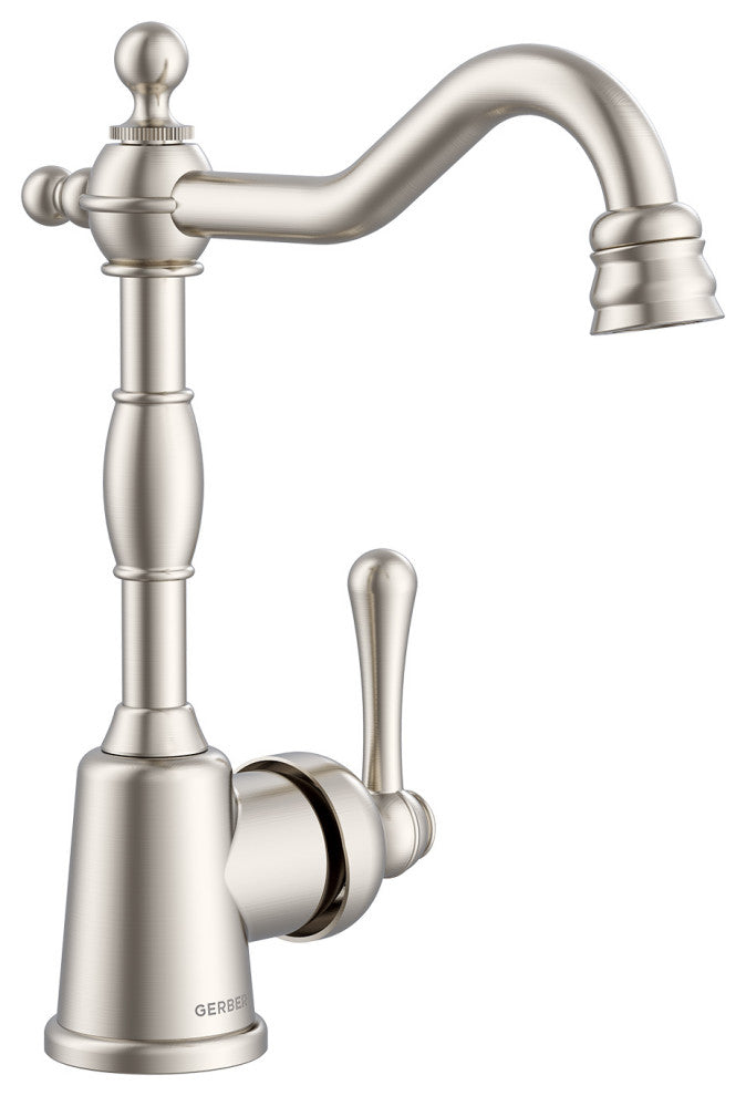 Opulence Single Handle Bar Faucet, Stainless Steel