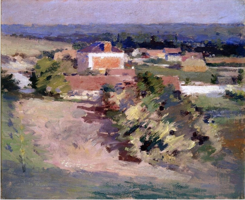 Theodore Robinson The Red House Wall Decal