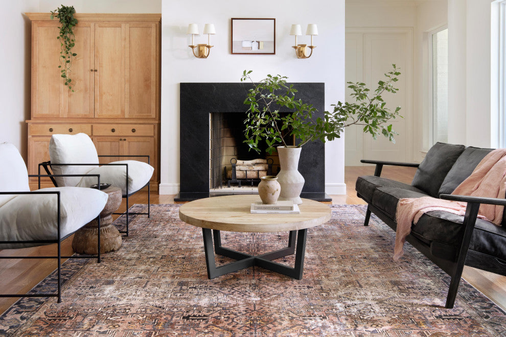 Chris Loves Julia x Loloi Jules Terracotta/Multi 9'-6" x 14' Area Rug