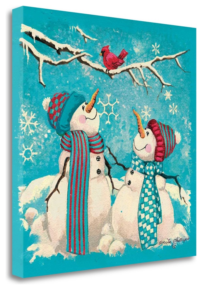 "Bird Watching" By Anita Phillips, Giclee Print on Gallery Wrap Canvas