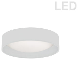 11" Flush Mount Ceiling Light Integrated LED, White