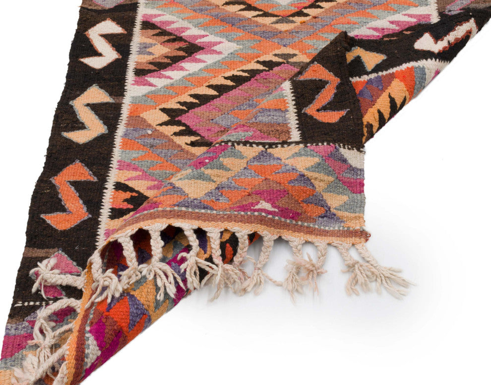 Vintage Turkish Kilim Runner 3' 1" x 10' 5", 37 in. x 125 in.