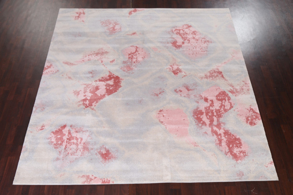 Turkish Abstract Oriental Transitional Rug Contemporary Carpet 10x10