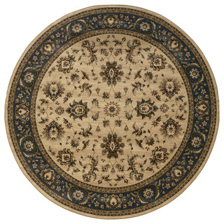 Oriental Weavers Ariana Collection Ivory/Blue Oriental Indoor Area Rug 10'X12'7"