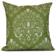 18x18", Veranda, Geometric Print Pillow, Green