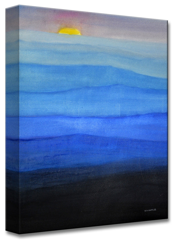 Ready2HangArt ''Misty Blues'' by Norman Wyatt, 40"x30"