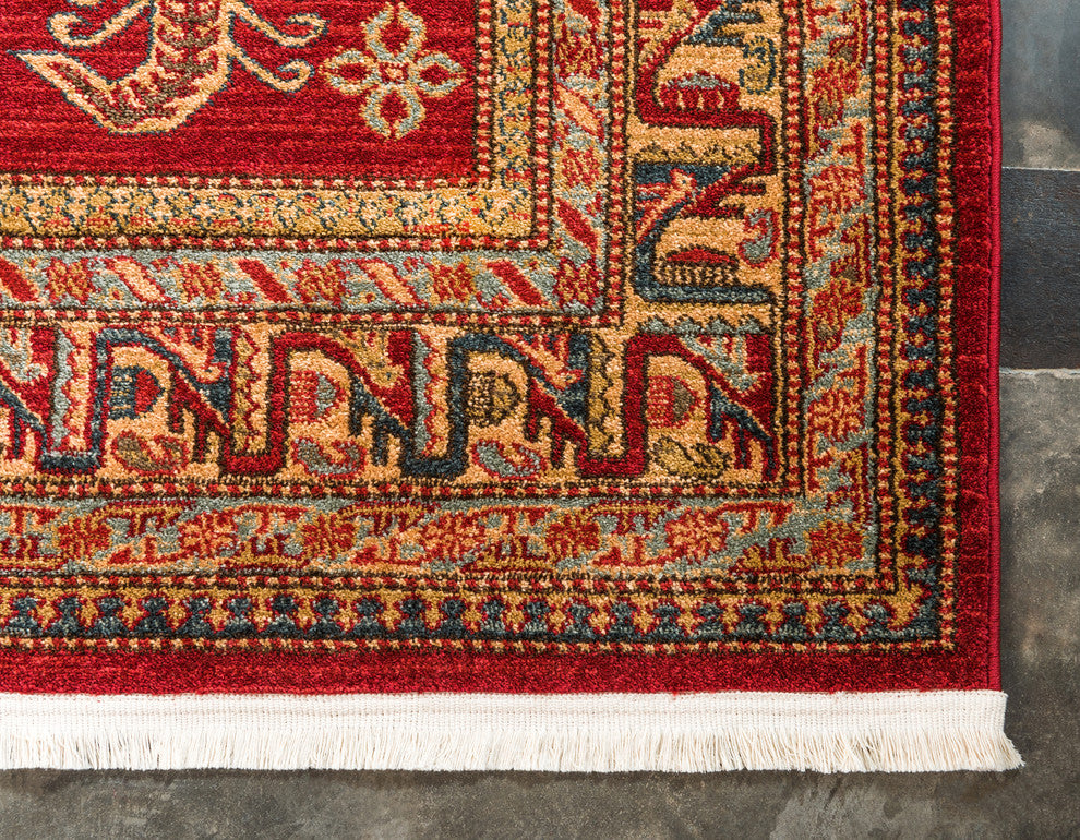 Unique Loom Red Philip Sahand 3' 3 x 5' 3 Area Rug