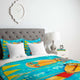 Deny Designs Robin Faye Gates Swimming Is Hard Duvet Cover - Lightweight