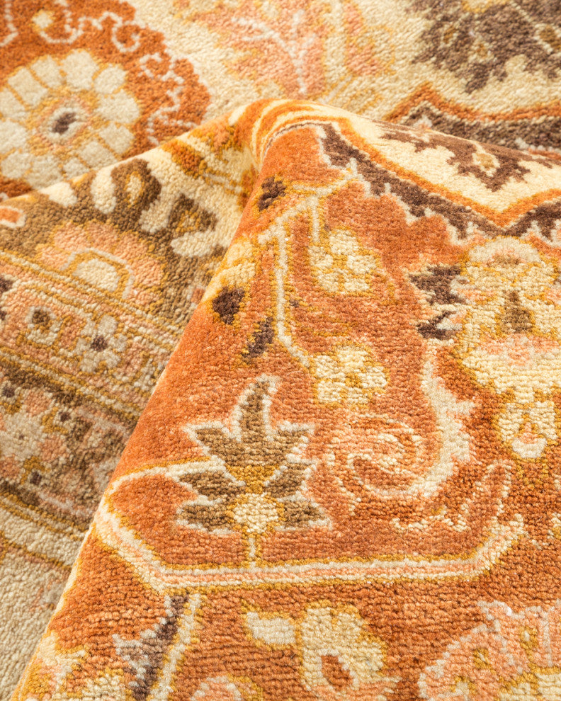 Jocelyn, One-of-a-Kind Hand-Knotted Area Rug Brown, 6'2"x9'1"