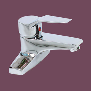 Bathroom Faucet Chrome Plated Centerset 4 3/16"H 1 Handle |