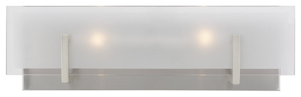 Syll 2-Light Wall / Bath, Brushed Nickel