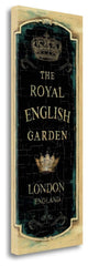 "Garden VIew IX - Royal English" By Lisa Audit, Giclee on Gallery Wrap Canvas