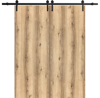 Double Barn Door 48 x 84 | Planum 0010 Oak | 13FT
