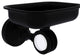 Pacific Grove Wall-Mount Soap Dish Holder with Dotted Accents, Matte Black