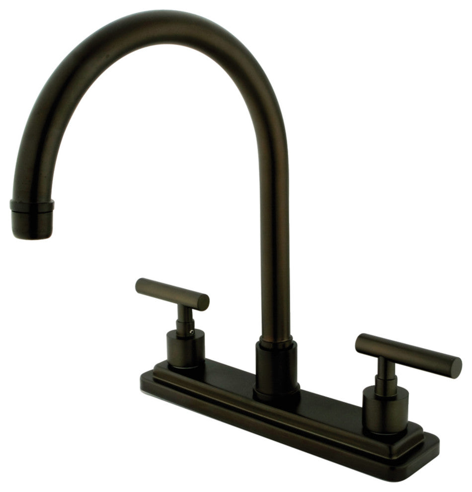 Kingston Brass Centerset Kitchen Faucet, Oil Rubbed Bronze