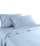 600 Thread Count 100% Cotton Stripe Sheet Set, Blue, California King