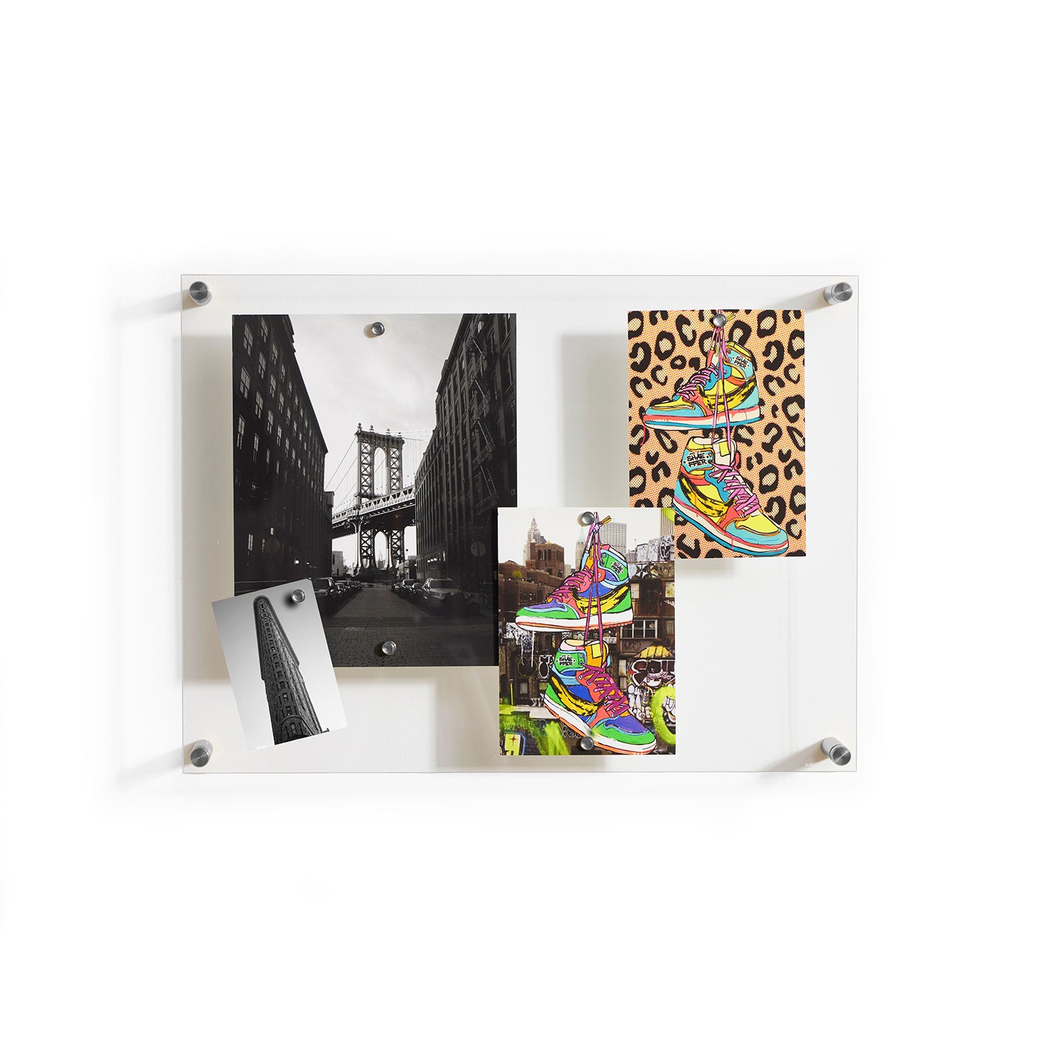 Easy Change Memo Board + Magnets