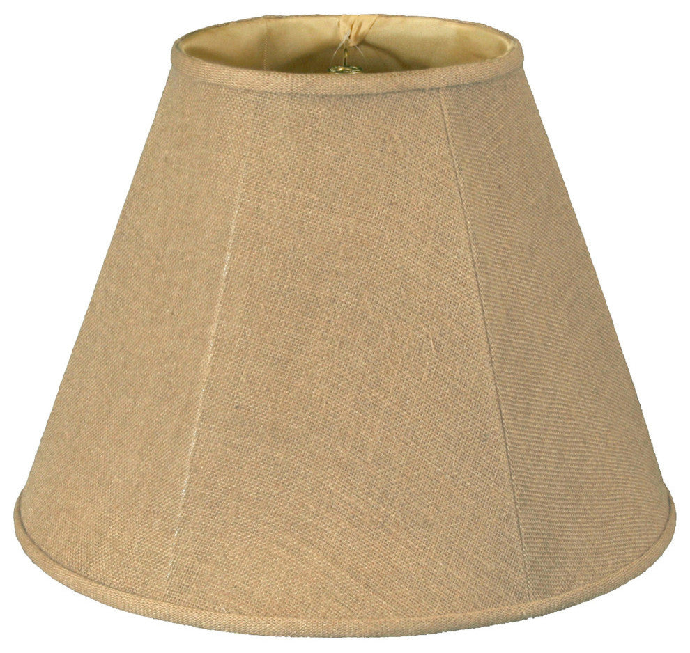 Royal Designs Empire Lamp Shade, Burlap, 9"