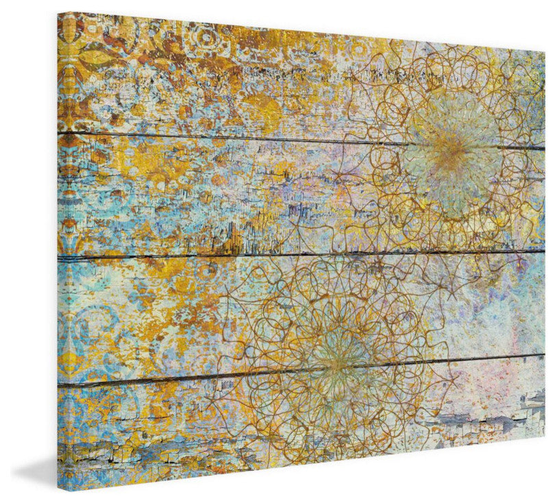 "Vintage Abstract 5180" Painting Print on Canvas by Irena Orlov