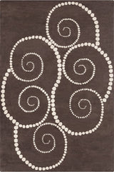 Allie Abstract Contemporary Area Rug, 5'x7'6"