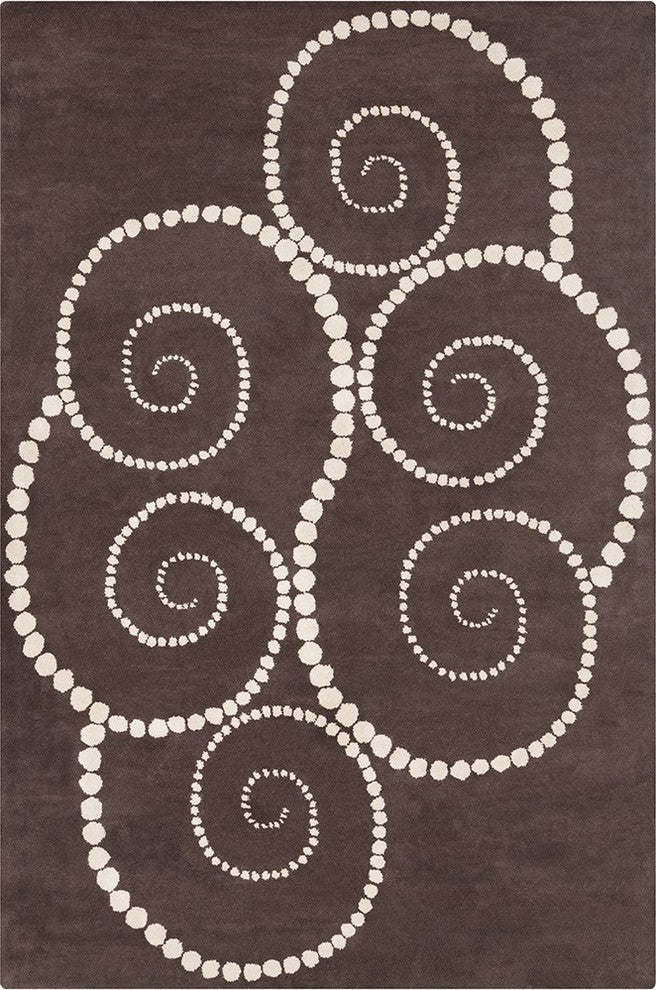 Allie Abstract Contemporary Area Rug, 5'x7'6"