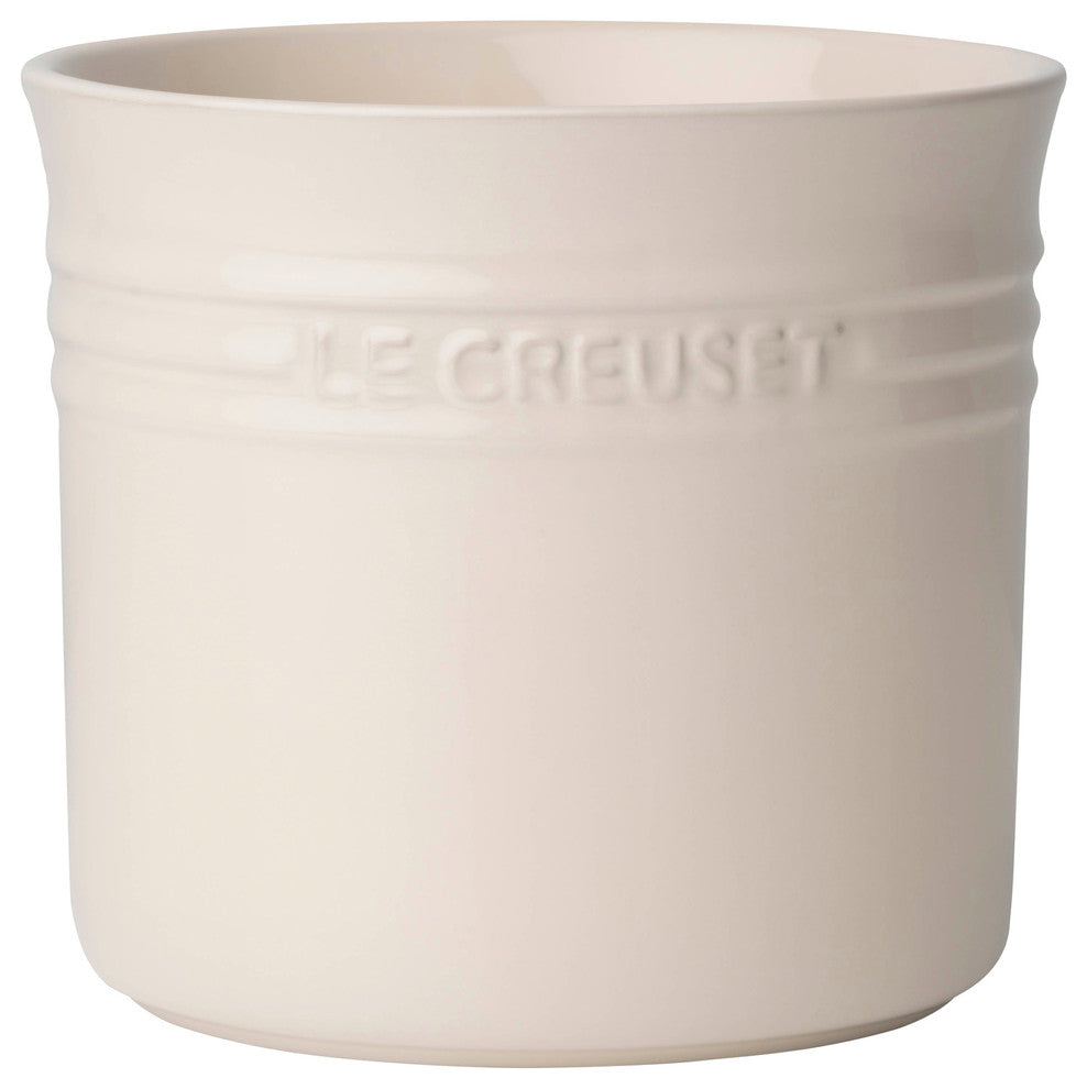 Le Creuset Stoneware Large Utensil Jar, Almond