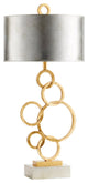 Cyan Design Cercles Table Lamp 10984 - Silver and Gold
