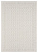 Nimes Diamond Lattice Area Rug, Ivory, 2'x7'3"