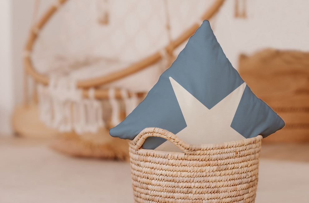 26x26" Greek Key Patterned Nautical Decorative Indoor Pillow, Sage