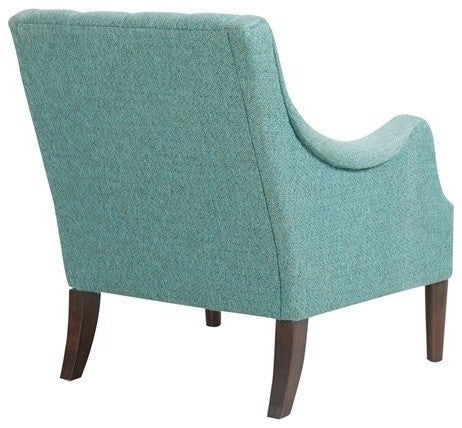 Madison Park Qwen Button Tufted Chair, Teal