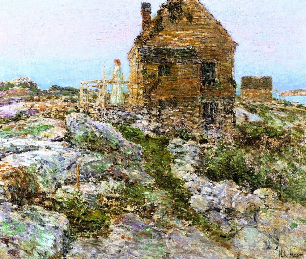 Frederick Childe Hassam The Norwegian Cottage, 20"x25" Wall Decal