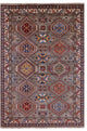 5' 6" X 8' 0" Super Kazak Handmade Rug - Q12347