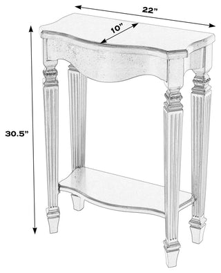 Cheshire Console Table, Gilded Cream, Antique Cherry