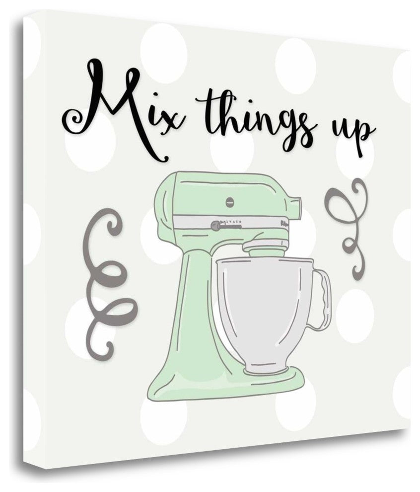 "Mix Things Up" By Tara Moss, Giclee Print on Gallery Wrap Canvas, Ready to Hang